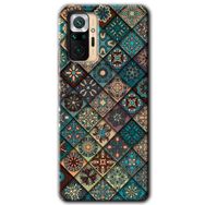 Xiaomi Redmi Note 10 Pro Mandala Desen Baskılı Uyumlu Silikon Kılıf