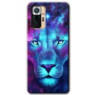 Xiaomi Redmi Note 10 Pro Neon Lion Baskılı Uyumlu Silikon Kılıf