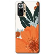 Xiaomi Redmi Note 10 Pro Portakal Çiçeği Baskılı Uyumlu Silikon Kılıf