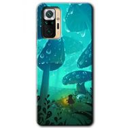 Xiaomi Redmi Note 10 Pro Silhoutte Dropss Baskılı Uyumlu Silikon Kılıf