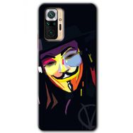 Xiaomi Redmi Note 10 Pro Vendetta Baskılı Uyumlu Silikon Kılıf