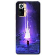 Xiaomi Redmi Note 10 Pro Wanderer Silhouette Baskılı Uyumlu Silikon Kılıf