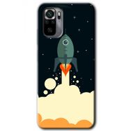 Xiaomi Redmi Note 10 Space Smoke Baskılı Uyumlu Silikon Kılıf