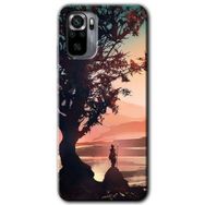 Xiaomi Redmi Note 10 Yalnız Savaşcı Baskılı Uyumlu Silikon Kılıf