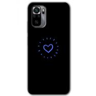 Xiaomi Redmi Note 10S Heart Strokes Baskılı Uyumlu Silikon Kılıf