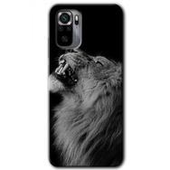 Xiaomi Redmi Note 10S Lion Baskılı Uyumlu Silikon Kılıf