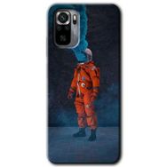 Xiaomi Redmi Note 10S Smoke Astronot Baskılı Uyumlu Silikon Kılıf