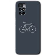 Xiaomi Redmi Note 11 4G Bike Baskılı Uyumlu Silikon Kılıf