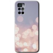 Xiaomi Redmi Note 11 4G Blur Lights Baskılı Uyumlu Silikon Kılıf