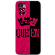 Xiaomi Redmi Note 11 4G Queen Baskılı Uyumlu Silikon Kılıf
