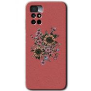 Xiaomi Redmi Note 11 4G Retro Çiçek Baskılı Uyumlu Silikon Kılıf
