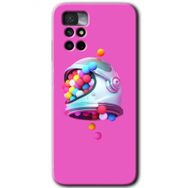 Xiaomi Redmi Note 11 4G Uzay Başlığı Baskılı Uyumlu Silikon Kılıf