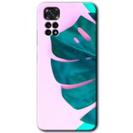 Xiaomi Redmi Note 11 5G Global 3D Yaprak Baskılı Uyumlu Silikon Kılıf