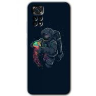 Xiaomi Redmi Note 11 5G Global Astronot Kıyafeti Baskılı Uyumlu Silikon Kılıf