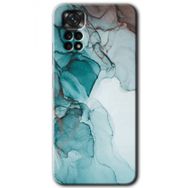 Xiaomi Redmi Note 11 5G Global Buzul Mermer Baskılı Uyumlu Silikon Kılıf