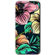 Xiaomi Redmi Note 11 5G Global Çizim Çiçekler Baskılı Uyumlu Silikon Kılıf