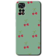 Xiaomi Redmi Note 11 5G Global Kiraz Berry Baskılı Uyumlu Silikon Kılıf