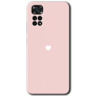 Xiaomi Redmi Note 11 5G Global Sade Kalp Baskılı Uyumlu Silikon Kılıf