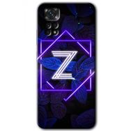 Xiaomi Redmi Note 11 Pro 5G Dark Neon Yaprak Z Harfi Baskılı Uyumlu Silikon Kılıf