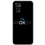 Xiaomi Redmi Note 11 Pro 5G Im Broken Baskılı Uyumlu Silikon Kılıf