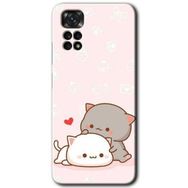 Xiaomi Redmi Note 11 Pro 5G Kedi Aşkı Baskılı Uyumlu Silikon Kılıf