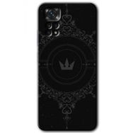 Xiaomi Redmi Note 11 Pro 5G Siyah Mandala 1 Baskılı Uyumlu Silikon Kılıf