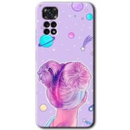 Xiaomi Redmi Note 11 Pro 5G Uzaylı Kız Baskılı Uyumlu Silikon Kılıf