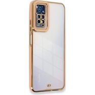 Xiaomi Redmi Note 11 Pro Liva Lens Silikon Rose Kılıf
