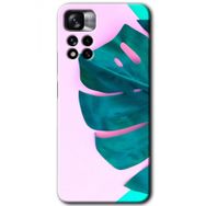Xiaomi Redmi Note 11 Pro Plus 5G 3D Yaprak Baskılı Uyumlu Silikon Kılıf