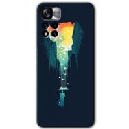 Xiaomi Redmi Note 11 Pro Plus 5G City Bird Sky Baskılı Uyumlu Silikon Kılıf