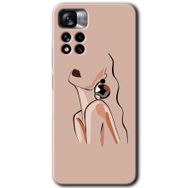 Xiaomi Redmi Note 11 Pro Plus 5G Çizim Silüet Baskılı Uyumlu Silikon Kılıf