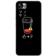 Xiaomi Redmi Note 11 Pro Plus 5G Coffee Battery Baskılı Uyumlu Silikon Kılıf