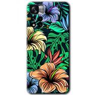 Xiaomi Redmi Note 11 Pro Plus 5G Hibiscus Flowers Baskılı Uyumlu Silikon Kılıf