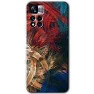 Xiaomi Redmi Note 11 Pro Plus 5G Karma Boyalar Baskılı Uyumlu Silikon Kılıf
