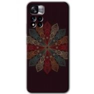 Xiaomi Redmi Note 11 Pro Plus 5G Mandala Flower Wal Baskılı Uyumlu Silikon Kılıf