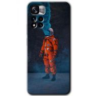 Xiaomi Redmi Note 11 Pro Plus 5G Smoke Astronot Baskılı Uyumlu Silikon Kılıf