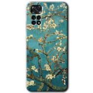 Xiaomi Redmi Note 11S 5G Global Almond Blossom Baskılı Uyumlu Silikon Kılıf
