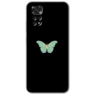 Xiaomi Redmi Note 11S 5G Global Butterfly Tree Baskılı Uyumlu Silikon Kılıf