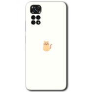 Xiaomi Redmi Note 11S 5G Global Cat Minimalism Baskılı Uyumlu Silikon Kılıf