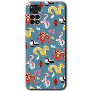 Xiaomi Redmi Note 11S 5G Global Funky Dragon Baskılı Uyumlu Silikon Kılıf