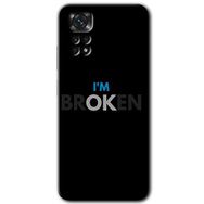 Xiaomi Redmi Note 11S 5G Global Im Broken Baskılı Uyumlu Silikon Kılıf