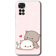 Xiaomi Redmi Note 11S 5G Global Kedi Aşkı Baskılı Uyumlu Silikon Kılıf
