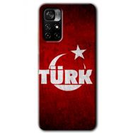 Xiaomi Redmi Note 11T Ayyıldız Türk Baskılı Uyumlu Silikon Kılıf