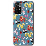 Xiaomi Redmi Note 11T Funky Dragon Baskılı Uyumlu Silikon Kılıf