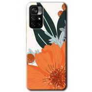 Xiaomi Redmi Note 11T Portakal Çiçeği Baskılı Uyumlu Silikon Kılıf