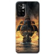 Xiaomi Redmi Note 11T Siyah İnci Baskılı Uyumlu Silikon Kılıf