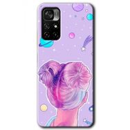 Xiaomi Redmi Note 11T Uzaylı Kız Baskılı Uyumlu Silikon Kılıf