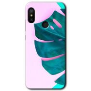 Xiaomi Redmi Note 6 Pro 3D Yaprak Baskılı Uyumlu Silikon Kılıf