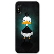 Xiaomi Redmi Note 6 Pro Angry Duck Baskılı Uyumlu Silikon Kılıf