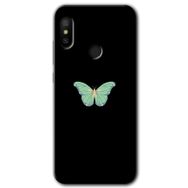 Xiaomi Redmi Note 6 Pro Butterfly Tree Baskılı Uyumlu Silikon Kılıf